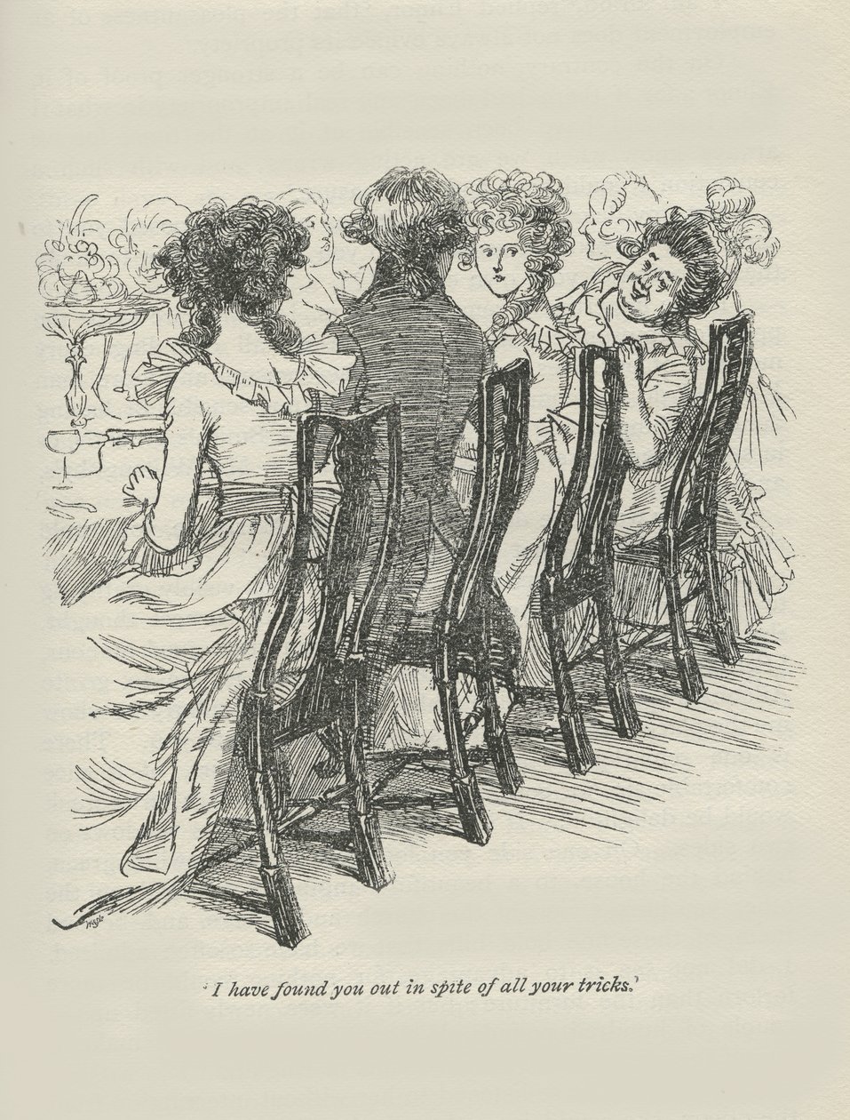 Ik heb je gevonden ondanks al je trucs, 1896 door Hugh Thomson