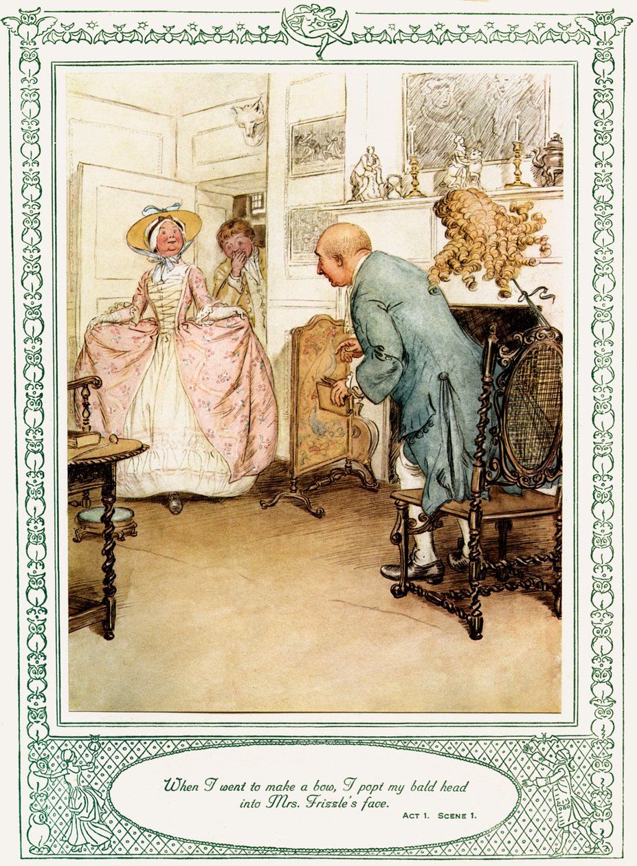 She Stoops to Conquer door Hugh Thomson