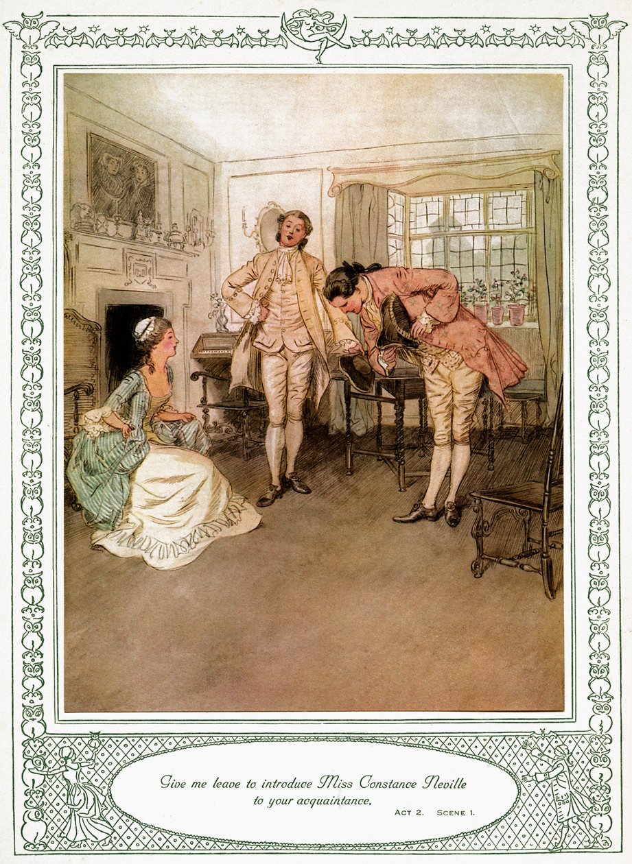 She Stoops to Conquer door Hugh Thomson