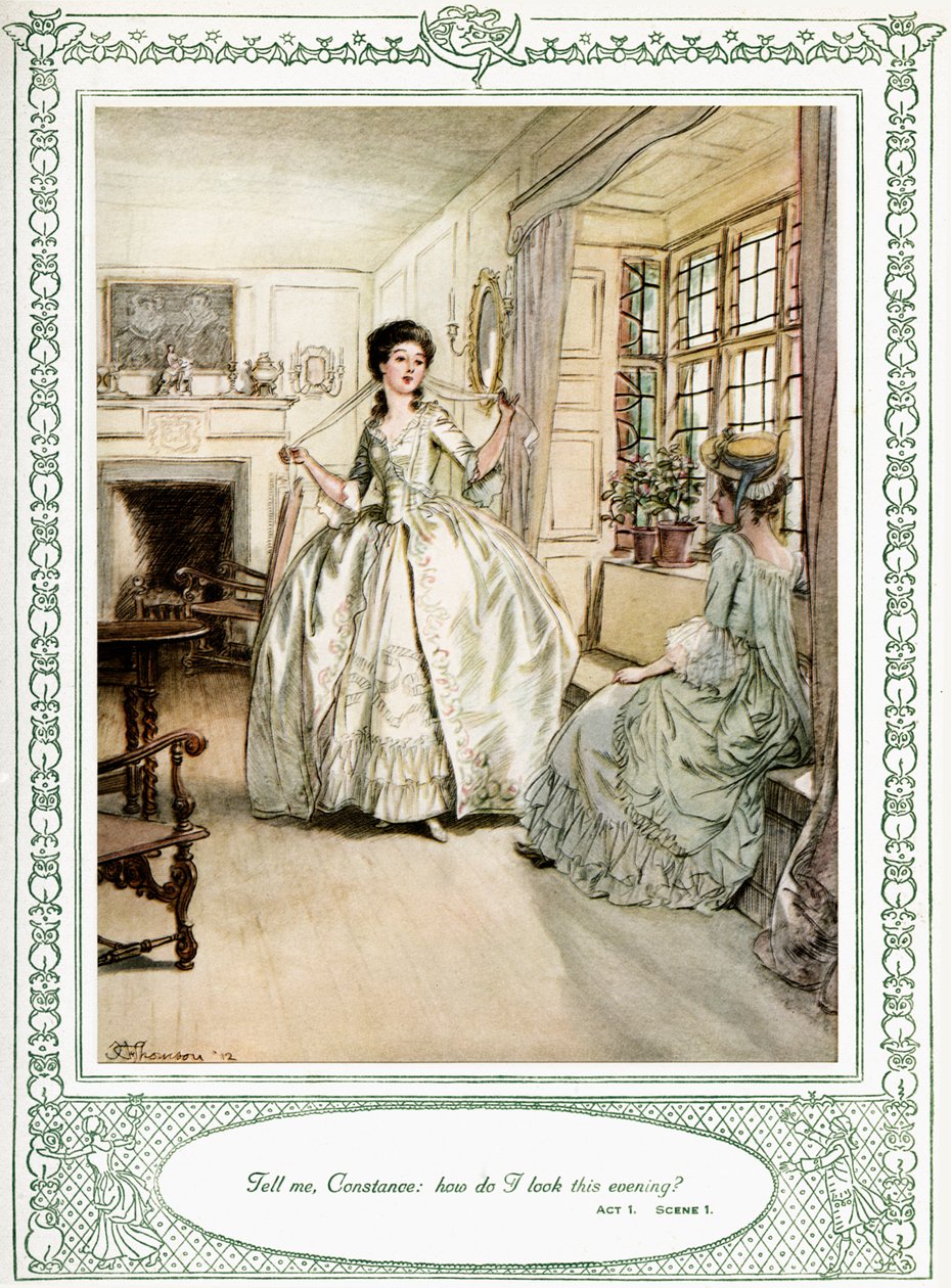 She Stoops to Conquer door Hugh Thomson