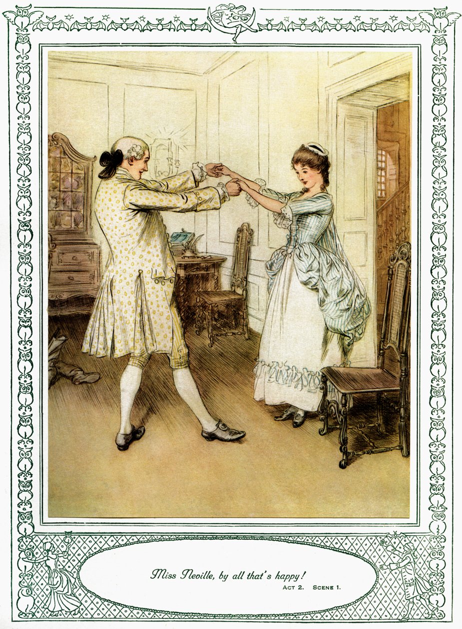 She Stoops to Conquer door Hugh Thomson