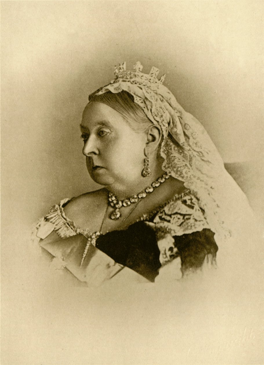 Koningin Victoria, ca. 1894, 1901 door Hughes and Mullins