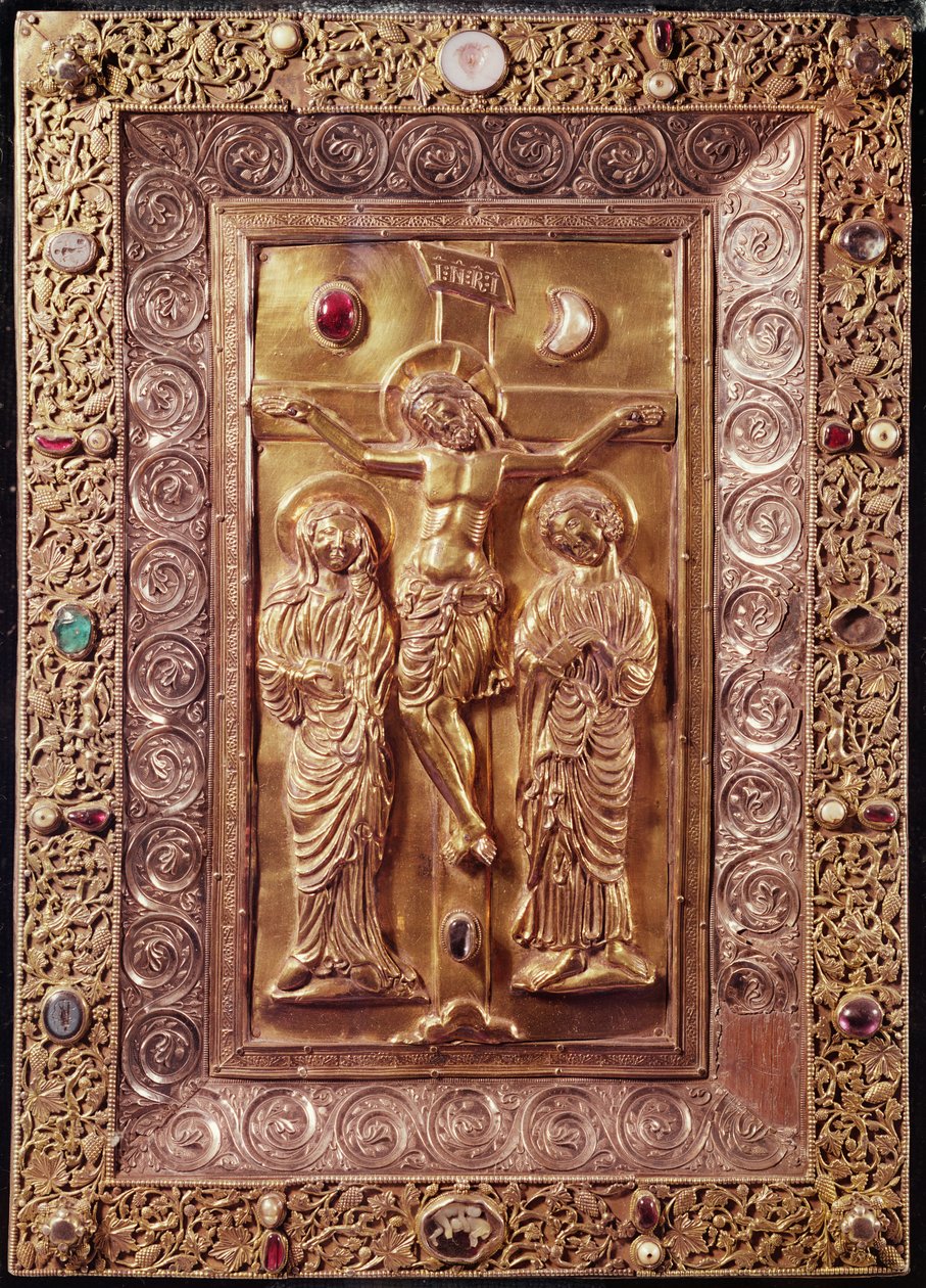 Calvarie, c.1228 door Hugo d Oignies