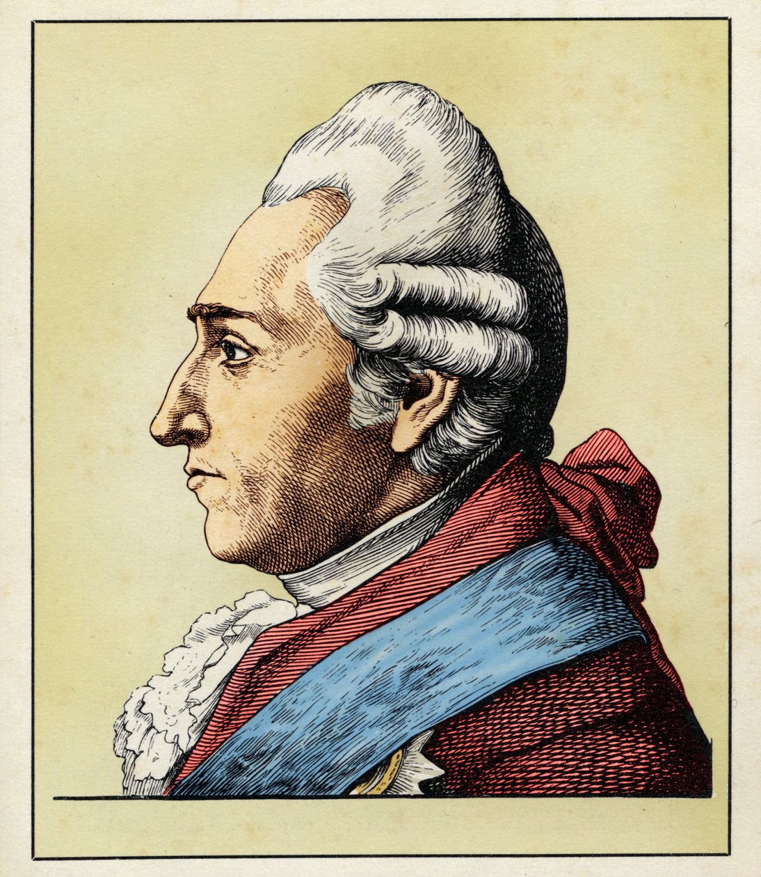 Ewald Friedrich von Hertzberg door Hugo Bürkner