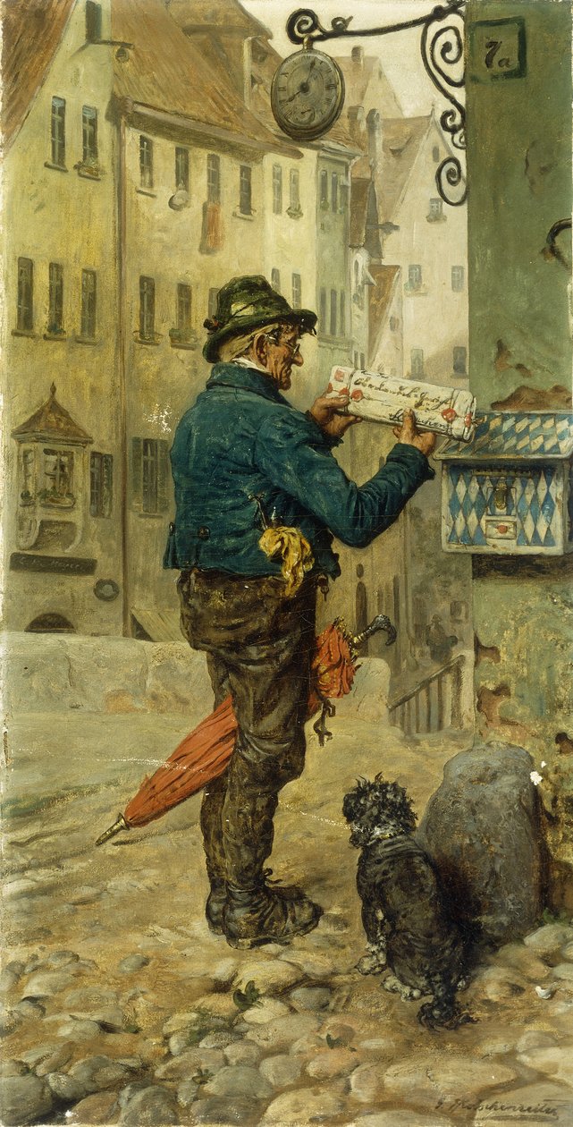 De dagelijkse post door Hugo Kotschenreiter