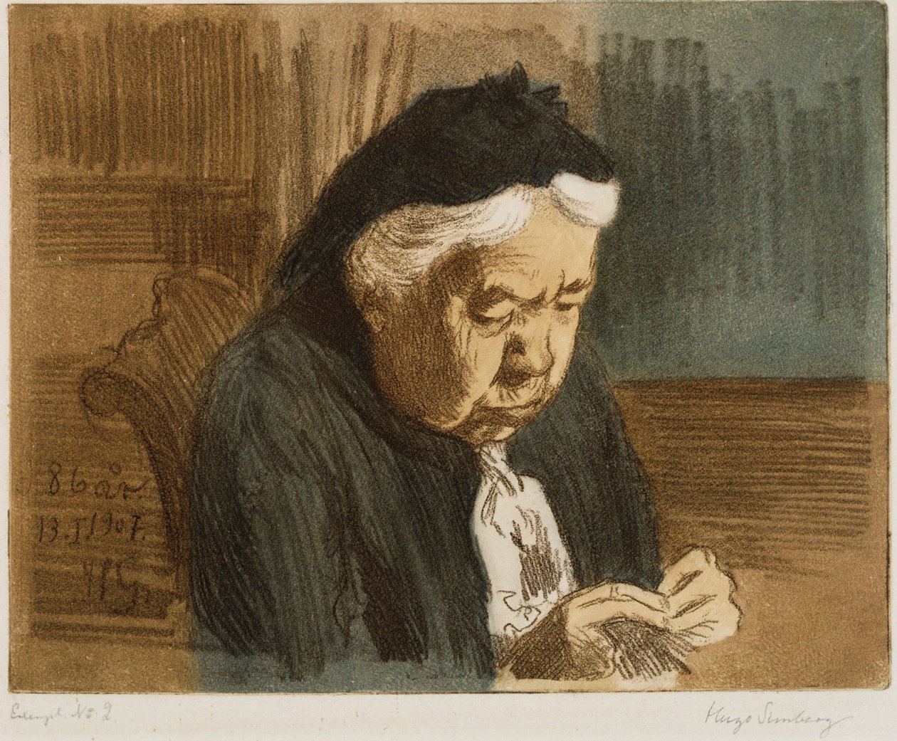 Tante op 86-jarige leeftijd door Hugo Simberg