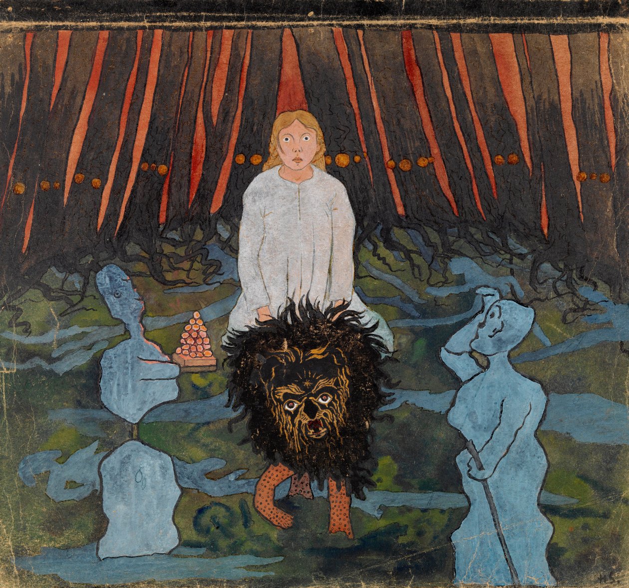Sprookje II door Hugo Simberg