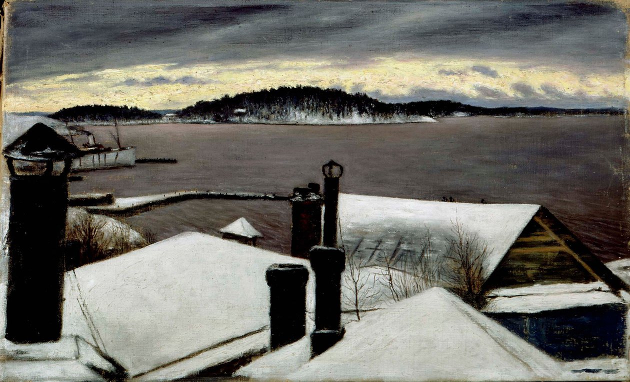 Vanuit Vyborg door Hugo Simberg