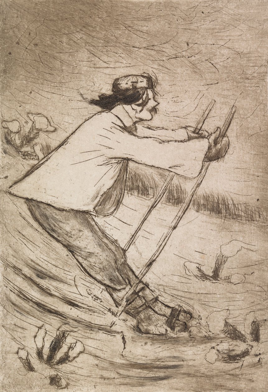 Gallen-Kallela skiënd door Hugo Simberg