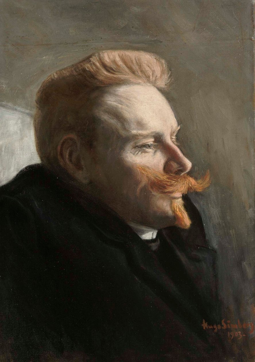 De man met de rode snor door Hugo Simberg