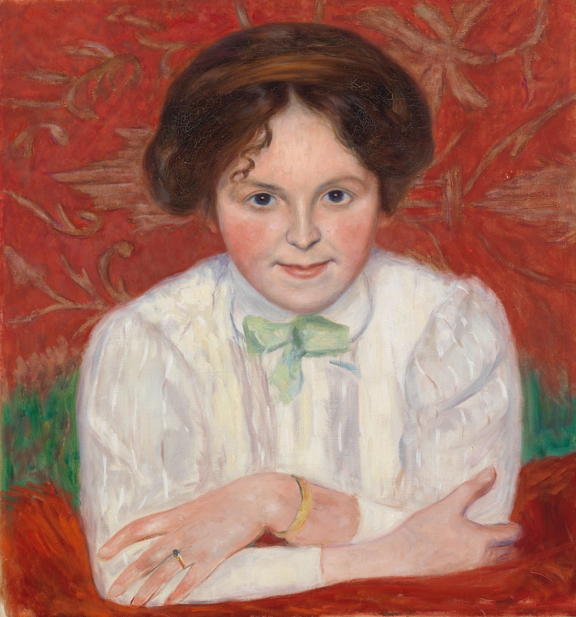 Portret van Inge Simberg door Hugo Simberg