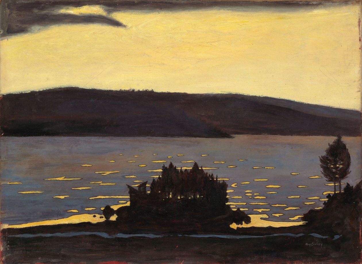 Lenteavond, IJsbreker door Hugo Simberg
