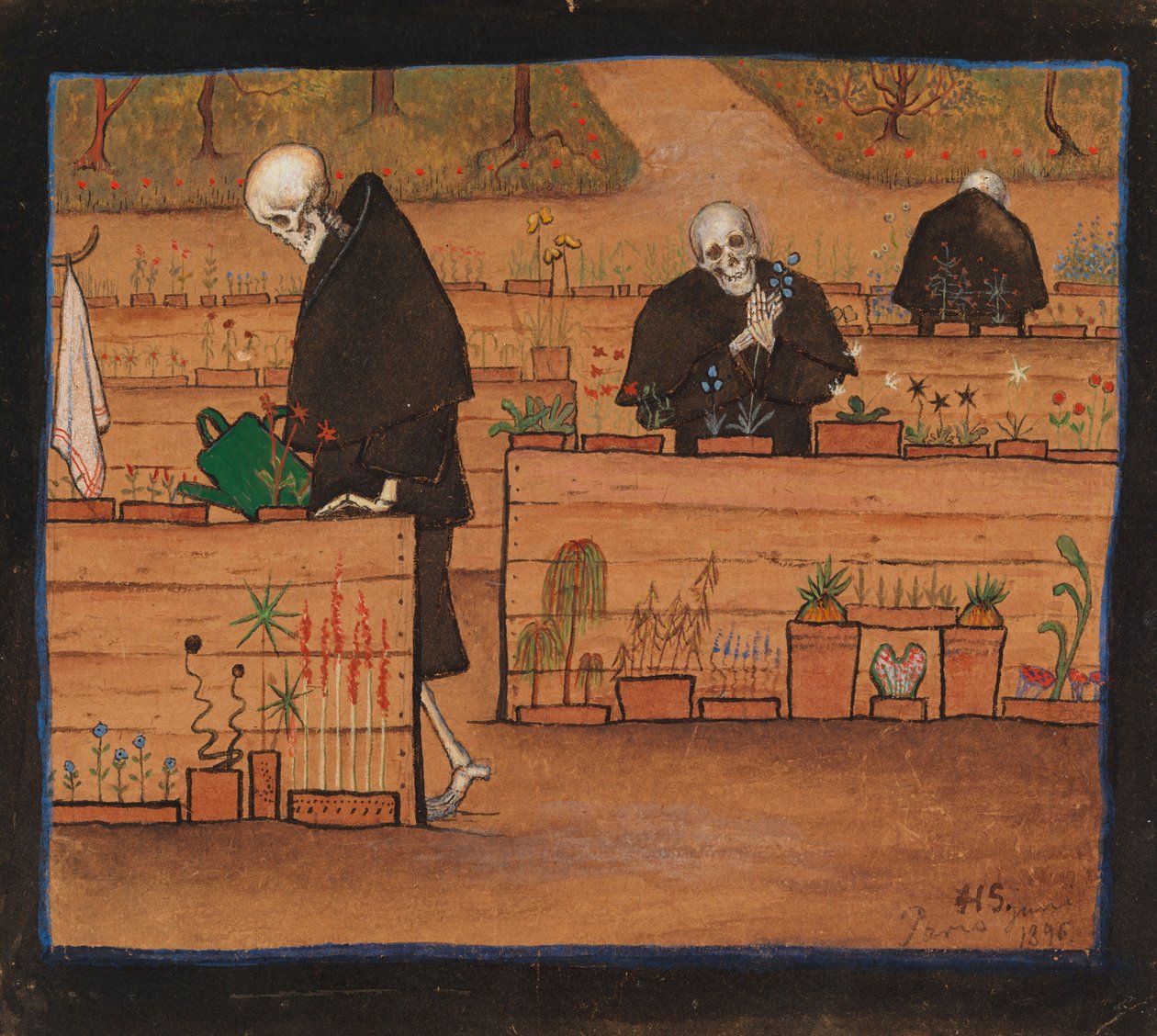 De tuin des doods door Hugo Simberg