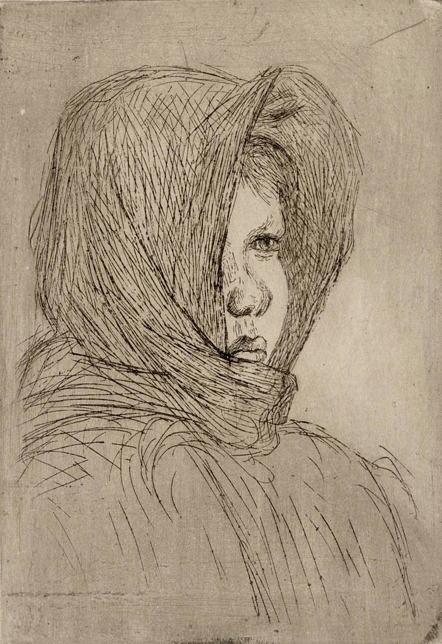 De hoofddoek door Hugo Simberg
