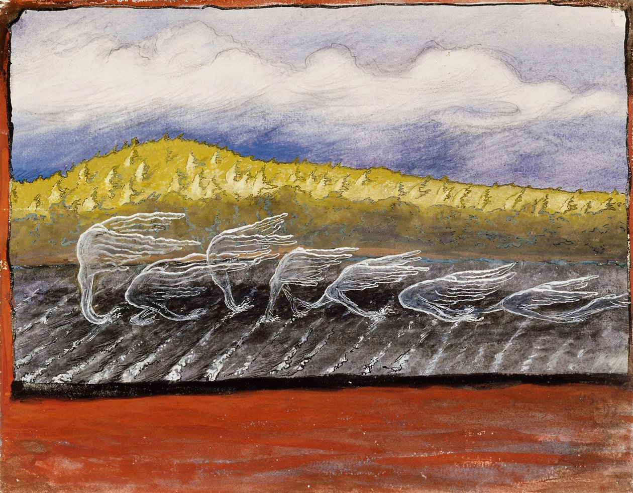 De wind waait door Hugo Simberg
