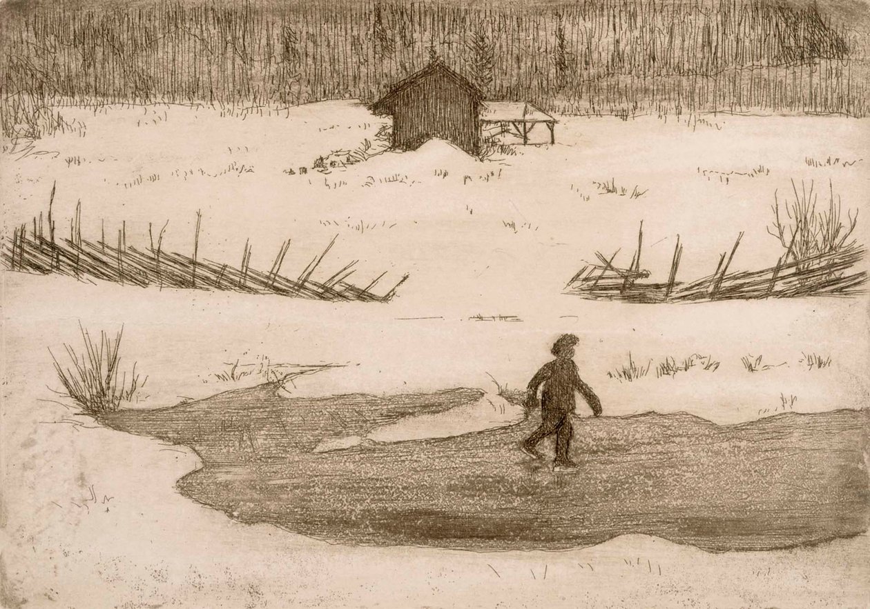 Zonder titel door Hugo Simberg