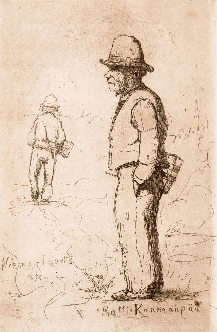 Zonder titel door Hugo Simberg
