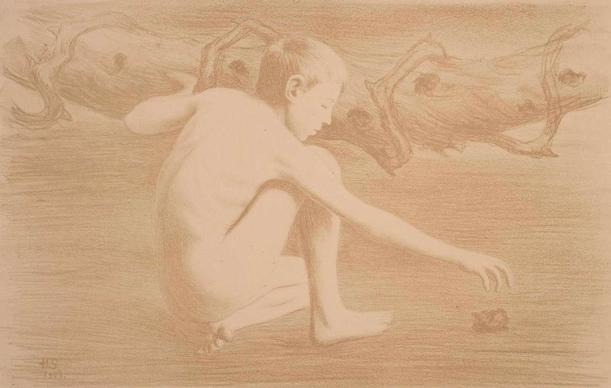 Zonder titel door Hugo Simberg