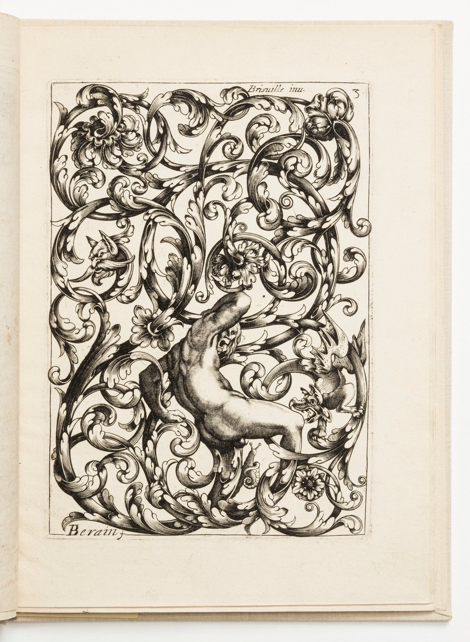 Blad 3, uit Diverses pièces de serruriers door Hugues Brisville