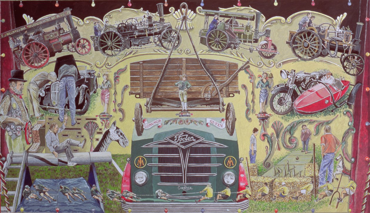 Op de Vintage Show, 1993 door Huw S. Parsons