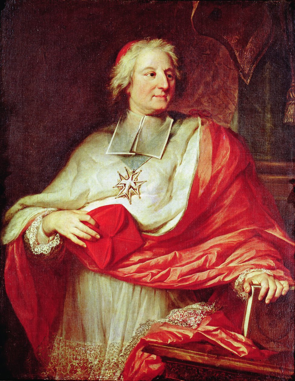 Portret van Kardinaal Melchior de Polignac (1661-1742) door Hyacinthe Francois Rigaud