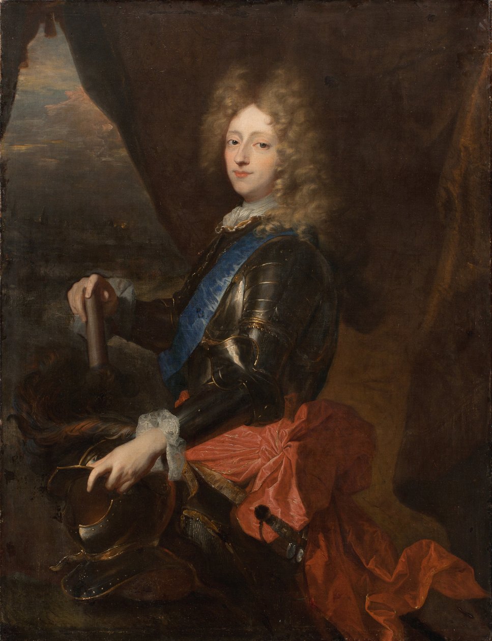 Koning Frederik IV van Denemarken en Noorwegen door Hyacinthe François Honoré Rigaud