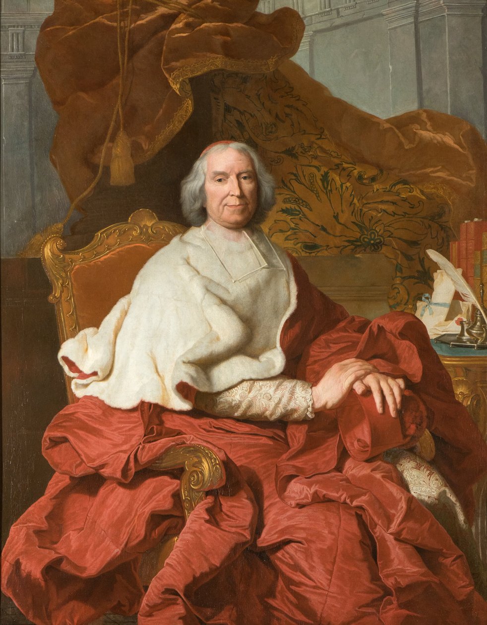 Kardinaal de Fleury door Hyacinthe Rigaud