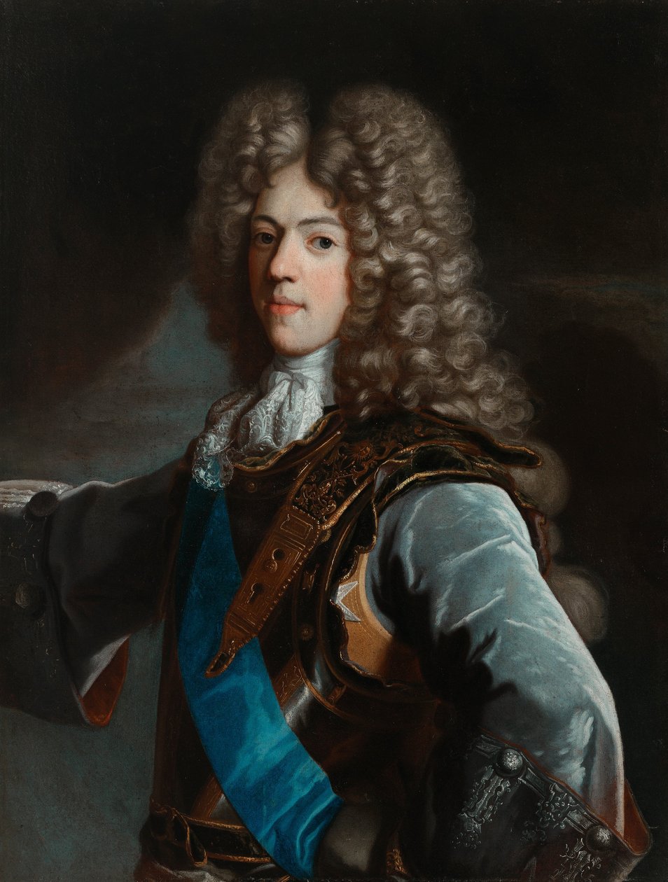 Portret van Konstanty Władysław Sobieski (1680-1726) door Hyacinthe Rigaud