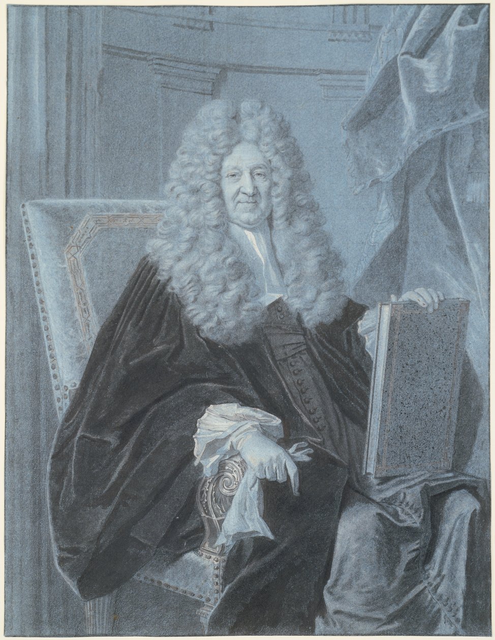 Portret van Nicolas Le Camus door Hyacinthe Rigaud