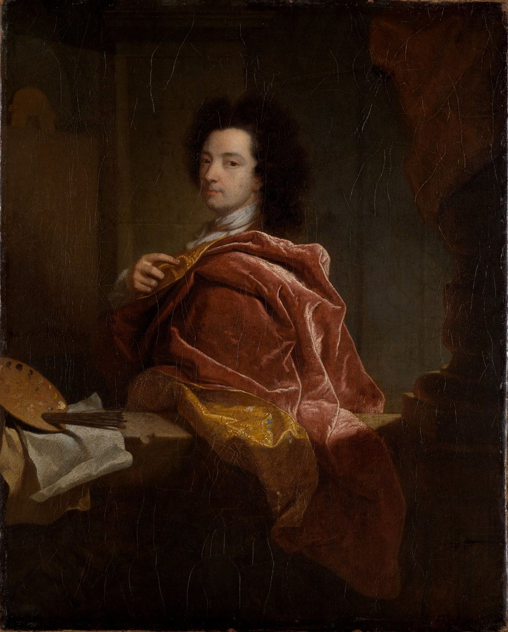 Zelfportret door Hyacinthe Rigaud