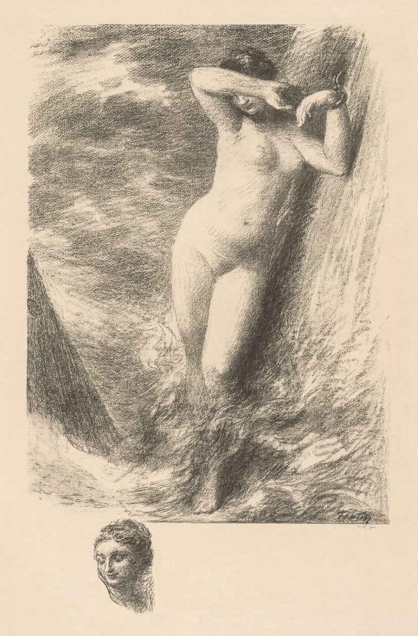 Andromeda, 1901 door Ignace Henri Jean Fantin Latour