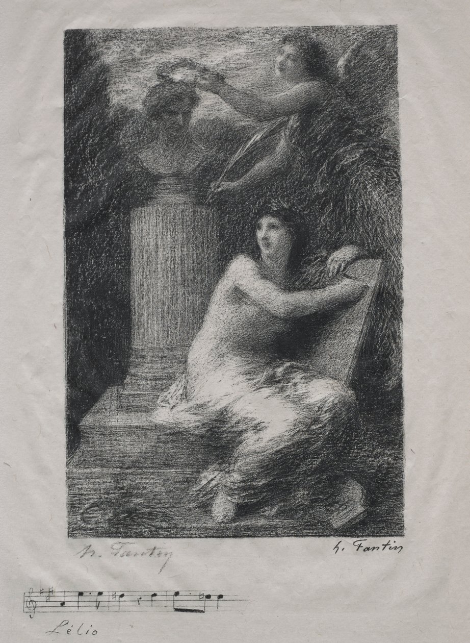À Berlioz door Ignace Henri Jean Fantin Latour