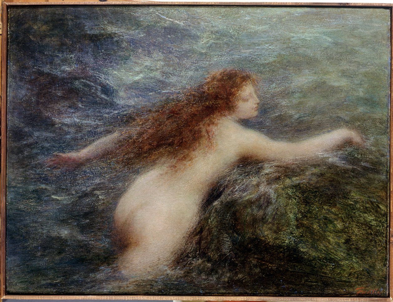 Naiade, c.1896 door Ignace Henri Jean Fantin Latour