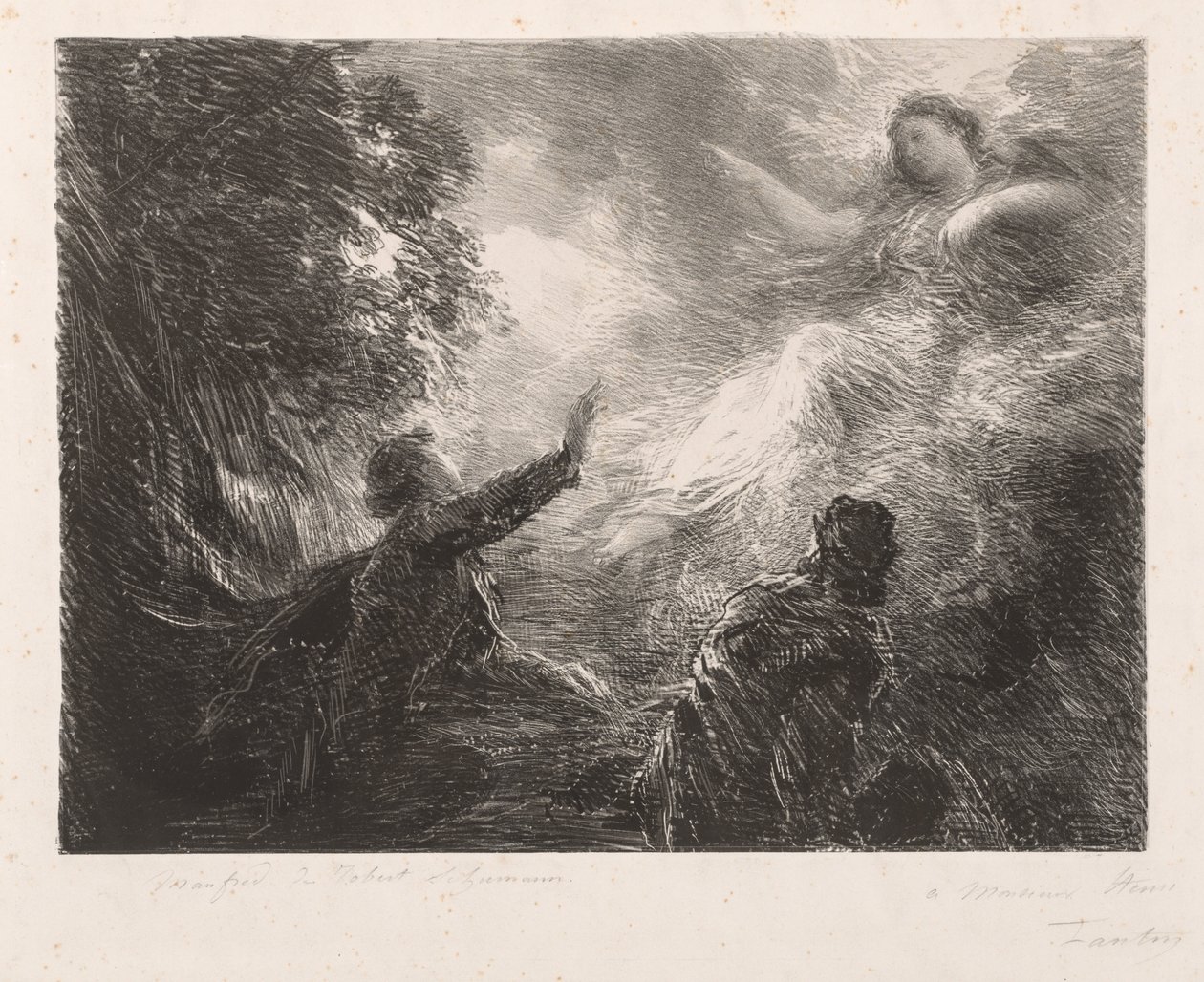 De fee van de Alpen, 1873 door Ignace Henri Jean Fantin Latour