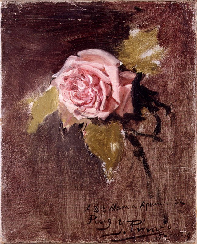 Een roos door Ignacio Pinazo Camarlench