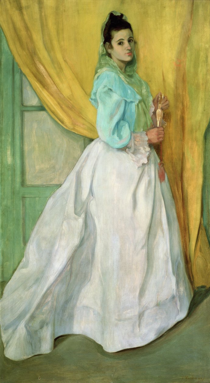 Dame van Alcala de Guadaira door Ignacio Zuloaga y Zabaleta