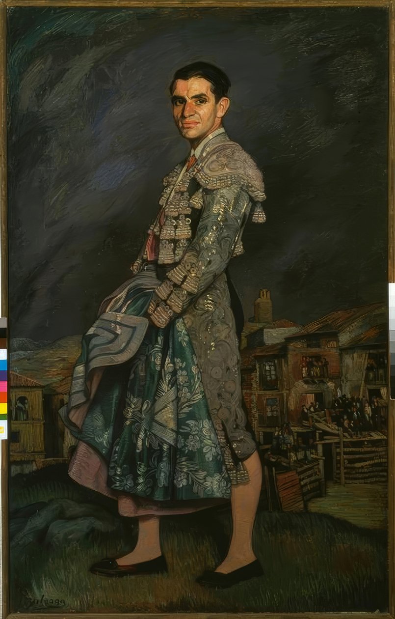 Portret van Juan Belmonte door Ignacio Zuloaga y Zabaleta