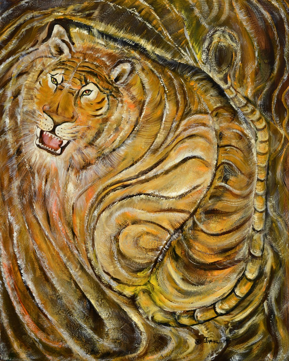 Tijger door Ikahl Beckford