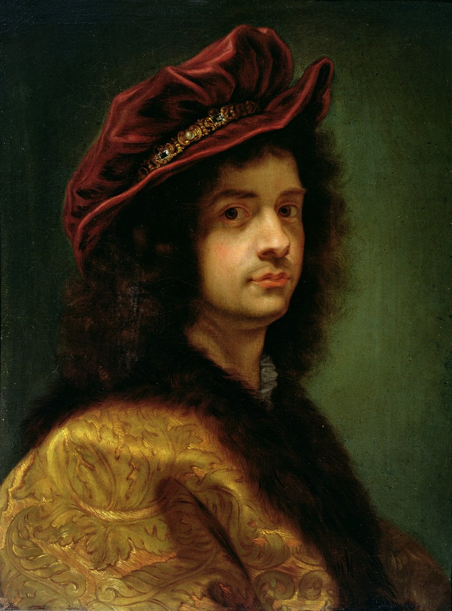 Zelfportret, 1667 door Il Baciccio