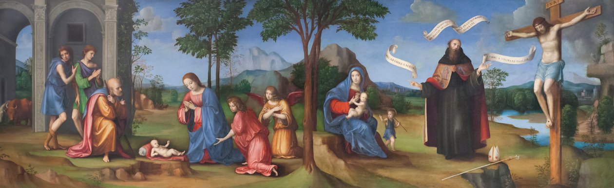Visie van Sint Augustinus door Il (1450-1517) Francia