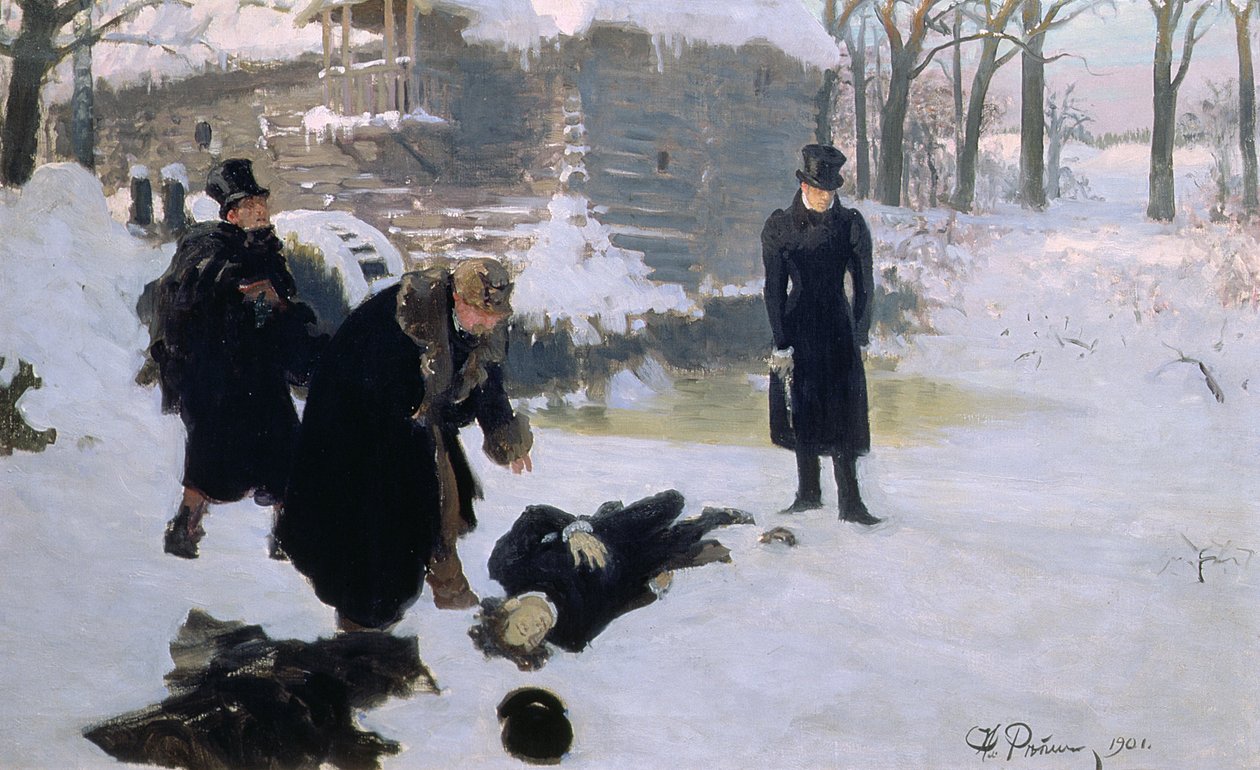 Het Duel, 1901 door Ilya Efimovich Repin