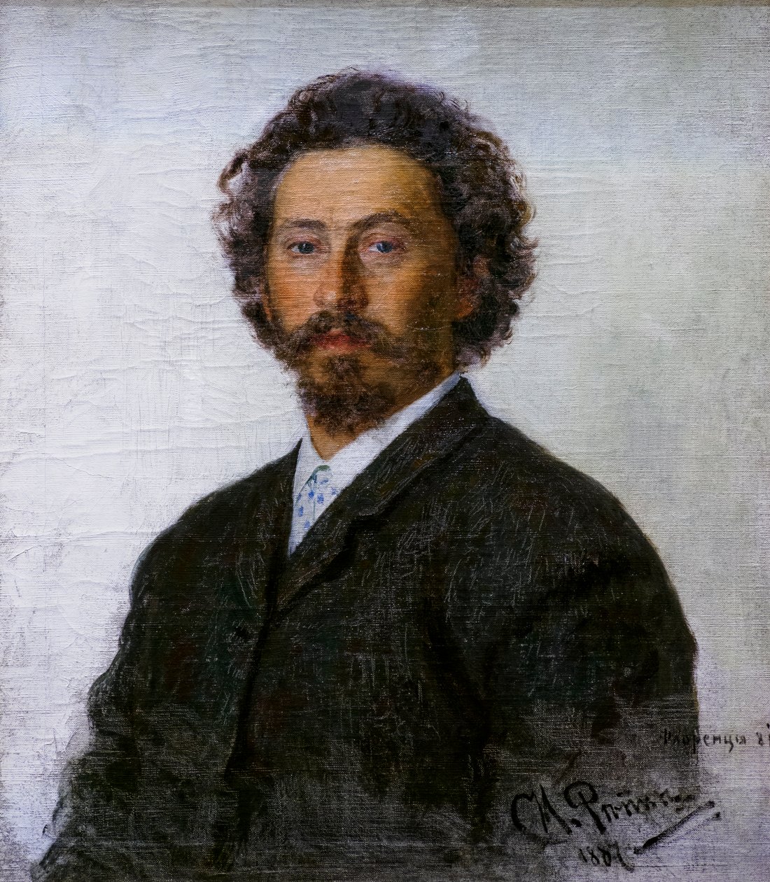 Ilja Repin zelfportret door Ilya Efimovich Repin