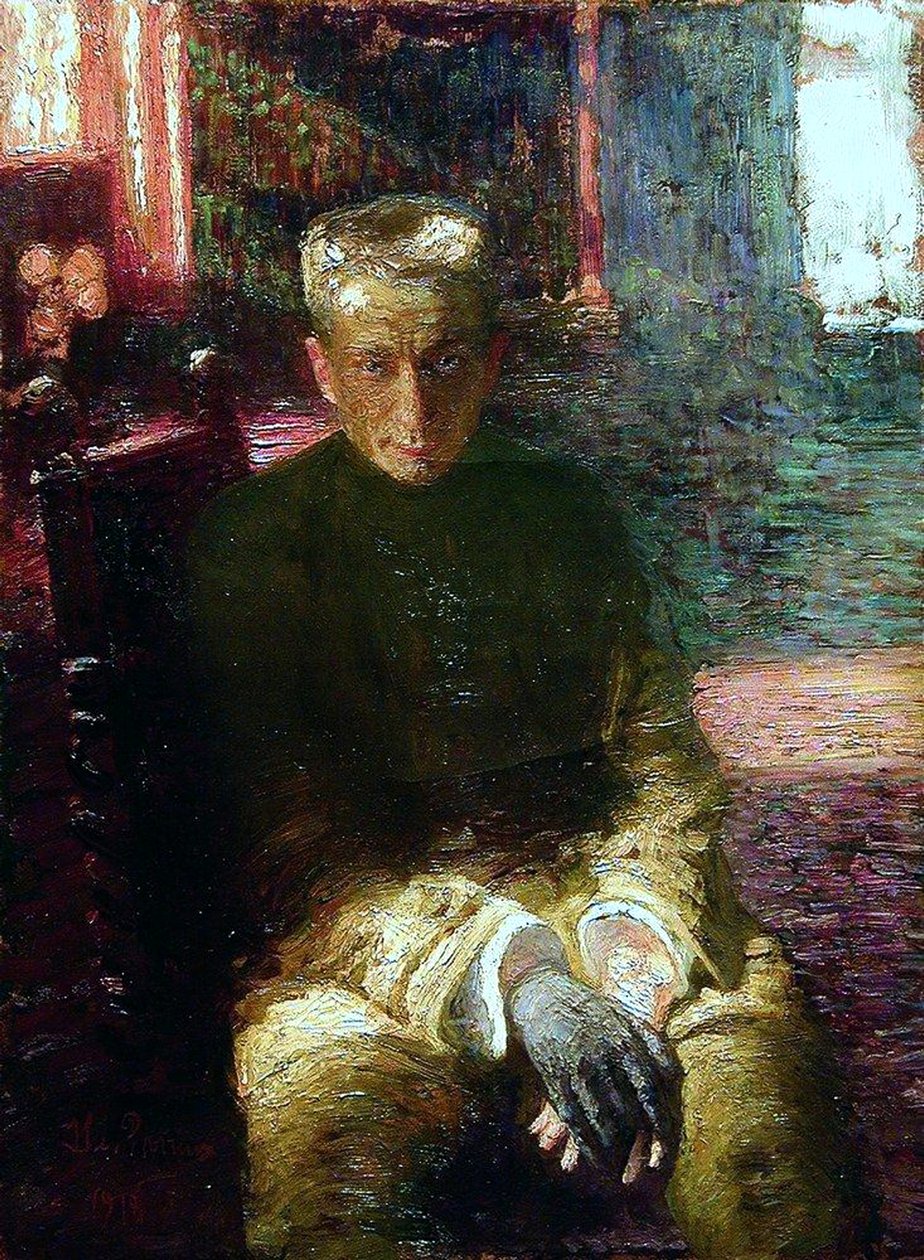Portret van Alexander Kerensky, 1918 door Ilya Efimovich Repin