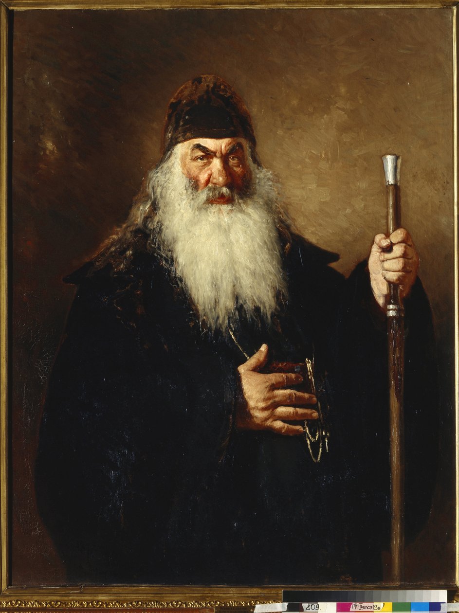Protodiaken door Ilya Efimovich Repin