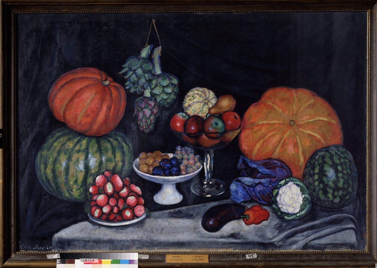 Groenten. Stilleven door Ilya Ivanovich Mashkov