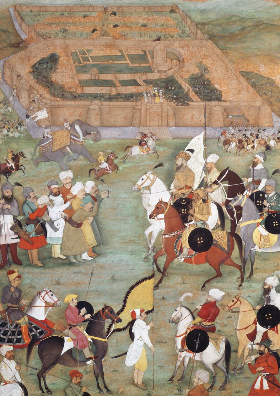 Overgave van Kandahar aan Said Khan, c.1640 door Indian School