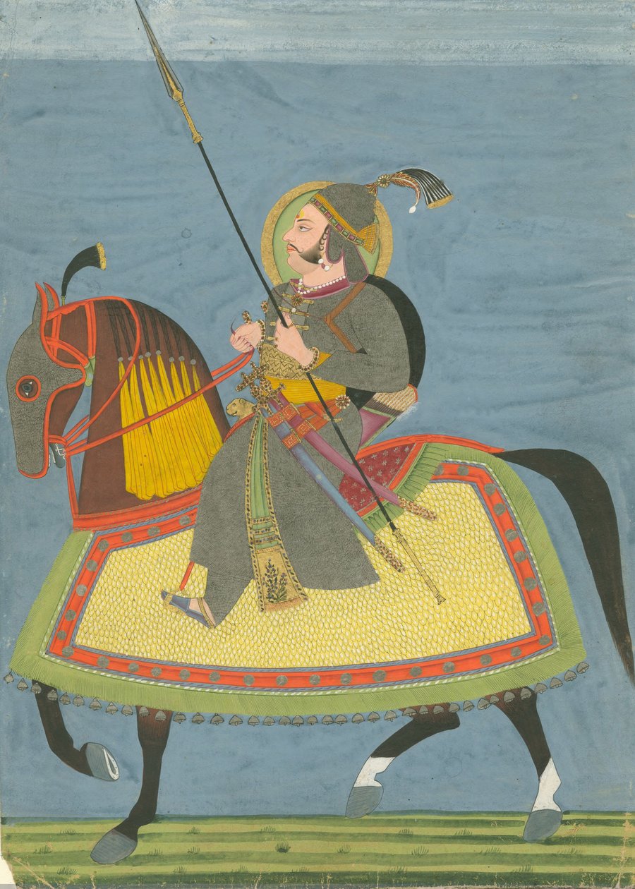 Shri Bakht Singh 1706-1752, Maharaja van Jodhpur door Indian Art