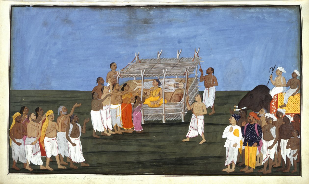 Add Or 4356 Brahmaanse ceremonie, illustratie uit 