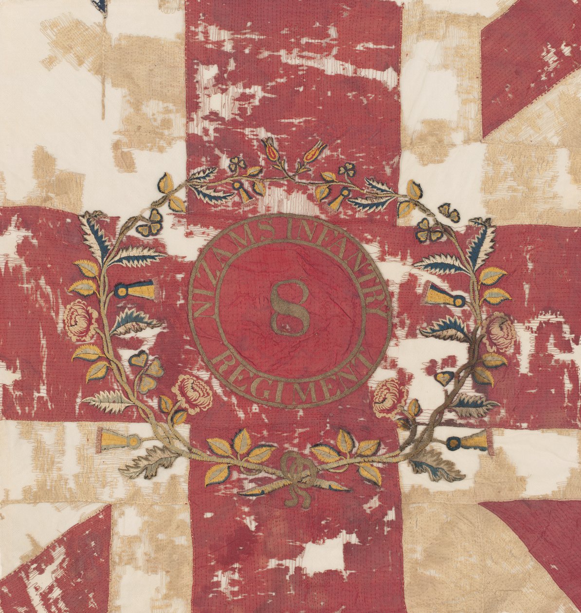 Middelpunt van de Eerste of Koninklijke Kleur, 8e Regiment Infanterie, Nizam