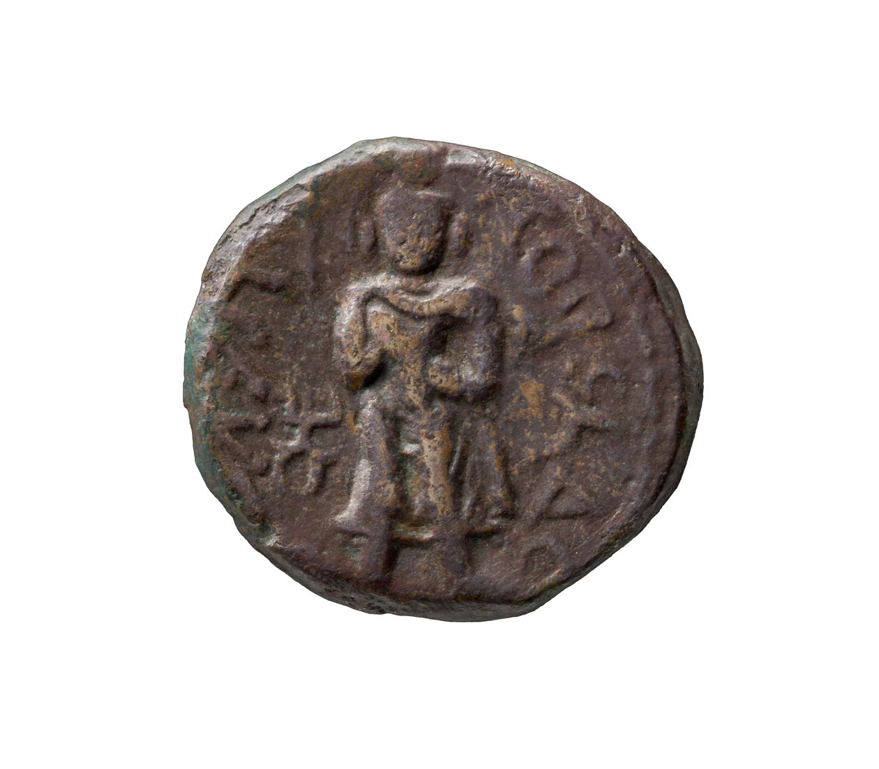 Kushan Munt, AD 127-155 door Indian School